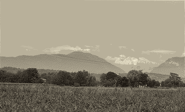 Cielo coperto con pioggia